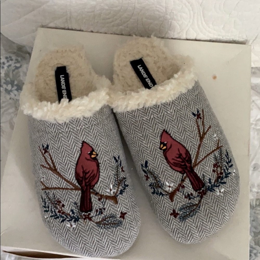 Lands End Posh Slippers.